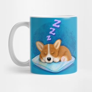 Sleeping Corgi Mug